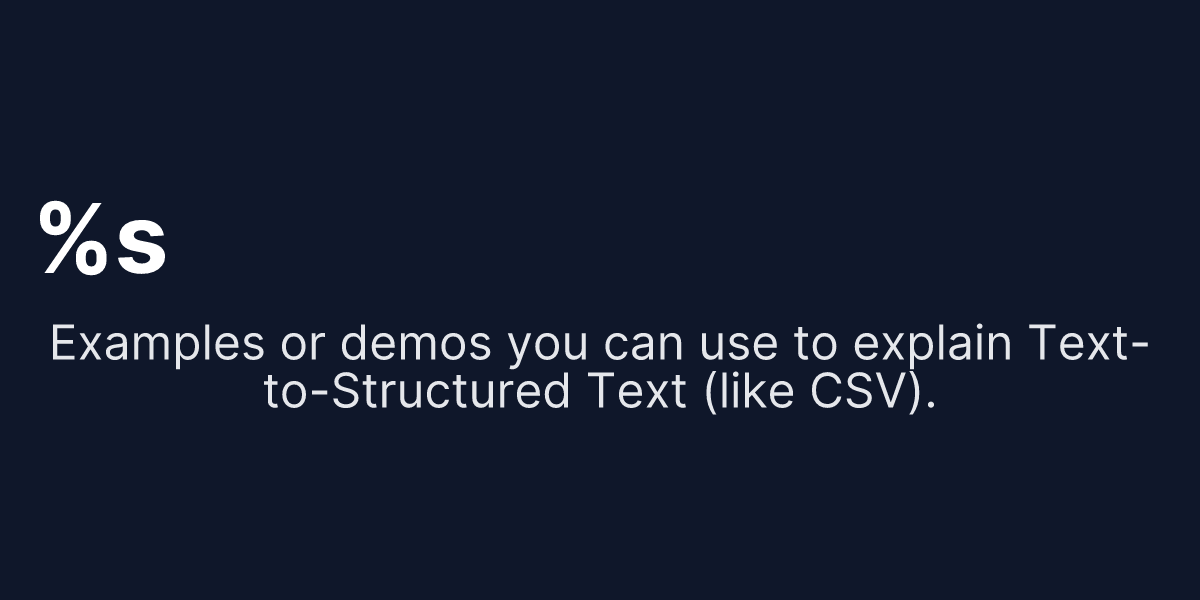 Text to Structured Text - AI Tinkerers' Cards